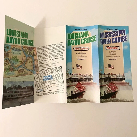 Vintage New Orleans Tour Brochure Mississippi River Cruise and Jazz Festival - Picture 8 of 15